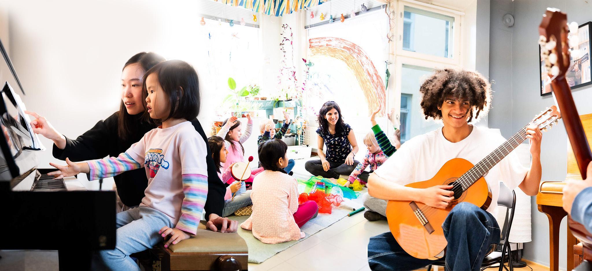 Kuva toimipisteestä: International School of Music Finland Seaside Studio
